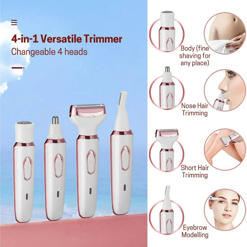 Women's Electric Shaver | 4-In-1 Electric Shaver | Lootiva