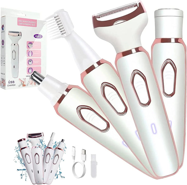 Women's Electric Shaver | 4-In-1 Electric Shaver | Lootiva
